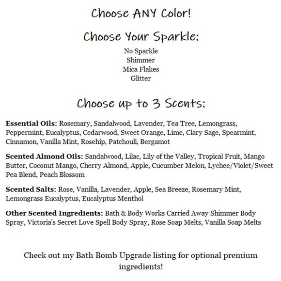 6pc Custom Handmade Medium Bath Bombs - Picture 5 of 6